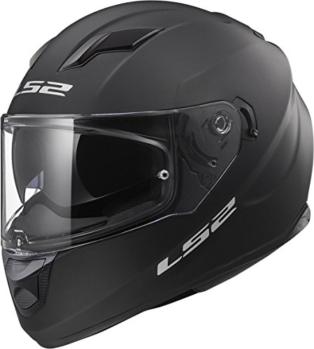 LS2 FF320 Street Evo Doble visera Casco de moto integral - Negro mate XS(53-54 cm)