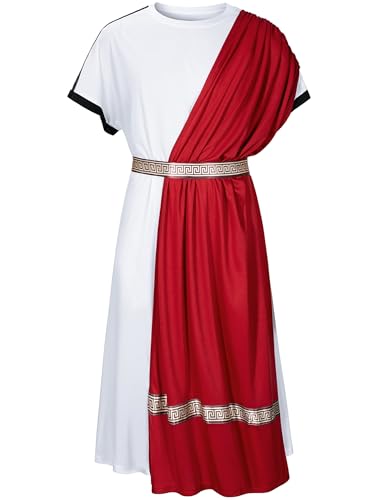 Disfraz Toga para Hombre Rojo Talla Large miniatura 2