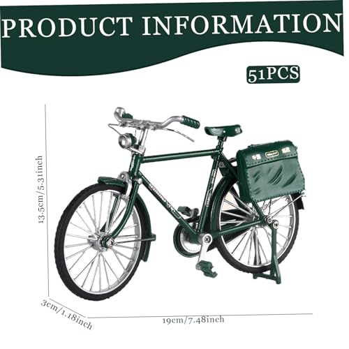 Mini kit de bicicleta DIY de aleación con 52 piezas mecánicas para montar 5