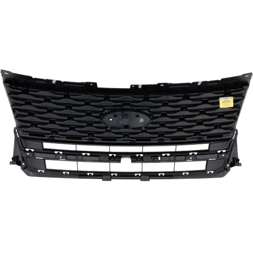 Image of Garage-Pro Grille Assembly For Ford Explorer 2018-2019 Textured Black