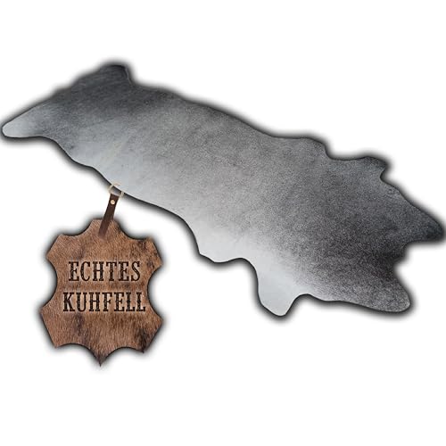 unendlich schoen - Alfombra pequeña de Piel de Vaca, Hecha a Mano en Alemania, inodora, Ideal para salón, Comedor, Pasillo