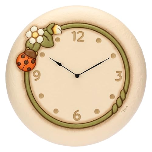 THUN - Orologio maxi - ceramica - Collezione Country Bloom - 35,4X35,4X5,7 cm