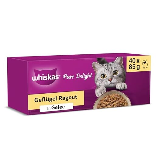 Whiskas 1+ Katzennassfutter Geflügel