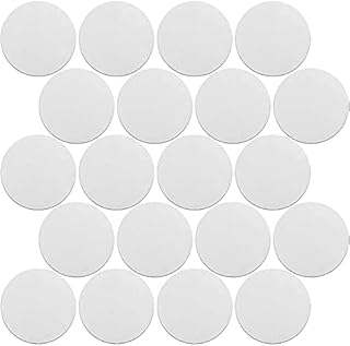 Sublimation Blanks Coasters, 20 Pcs 4 Inch Neoprene Round Sublimation Coasters Blank Heat Transfer Cup Mat for DIY Crafts Painting Heat Press Picture