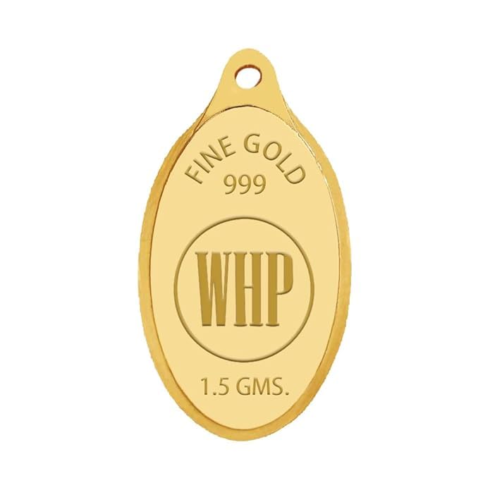 Image of WHP Jewellers 24kt (999) 1.5 gram Goddess Lakshmi Yellow Gold Lakshmi Pendant WHPLK1.5 N