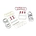 CanDo Color-Coded Latex-Free Rubber Band Hand Exerciser, 10 Each Bulk