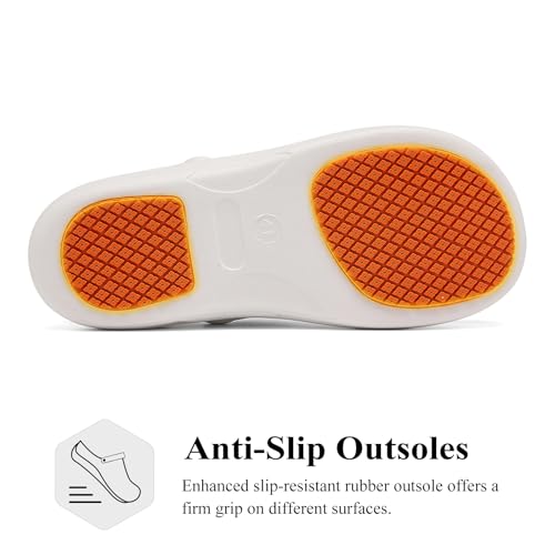 Image of Haifago Non Slip Chef Shoes for Men Women, Waterproof Slip Resistant Kitchen Work Shoe Food Service Nursing Clogs