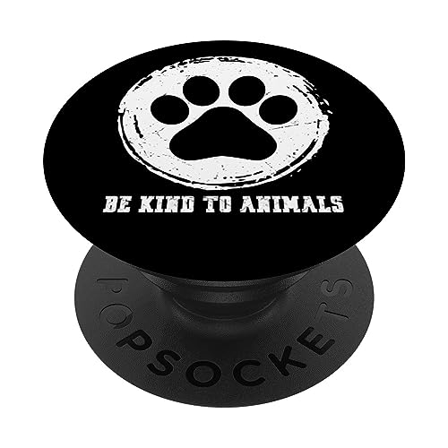 Vintage Animal Rights Animal Rescue Be Kind to Animals PopSockets Klebender PopGrip