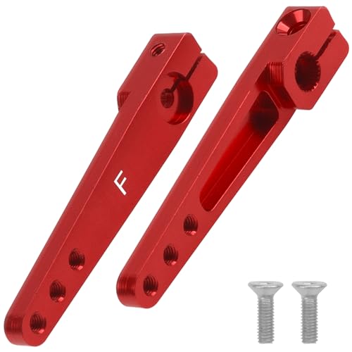 2Pack Vgoohobby 1.75inch 25T Servo Arm Horn Aluminum Long Steering Arms Compatible with Futaba Hitec Savox Power HD Servo Motors Fit RC Airplane Plane Car