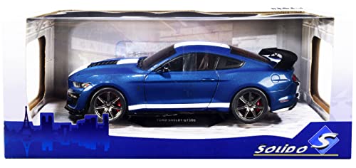 2020 Ford Mustang Shelby GT500 1:18 Azul Metalizado miniatura 6
