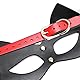 SUPKTHDY Fetisch Bondage Maske, BDSM Maske, Katzenmaske Damen Cat Maske SM Augenmaske Erotik Augenbinde Unisex Sexmaske Sex Toys Cosplay Maske Fesseln Sexspielzeug für Paare