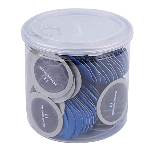 Jwthee Tire Patches, 120PCS 43mm Rubber Tube Patch Round Auto Tire Repair Tool Universal Car Accessories for Car Bike Motorcycle Fast Repair