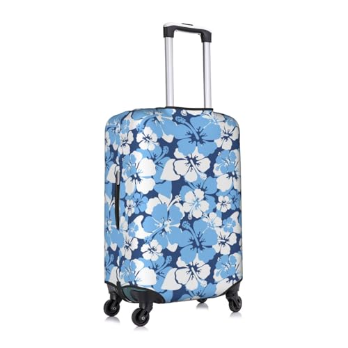 Hawaiian Hibiscus Luggage Suitcase Cover, Stretchable Protection Luggage Stylish Suitcase Covers Medium3