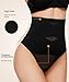 SIMIYA Thong Shapewear Tummy Control for Women High Waist Stay-Put Body Shaper Underwear Girdle Compression Shapewear Thong