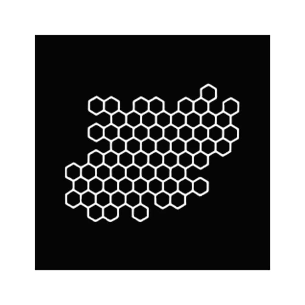 Bertdcx White Auto Accessory Motorcycle Sticker Honeycomb Helmet Decals Stickers Helmet Decal Waterproof Stickers(White)