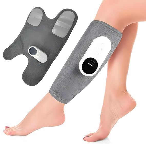 Image of Air Pressure Calf Massager with 3 Working Mode and Hot Compress Leg Massager 3 * 3 Air Circulation Squeeze Massage,Heating Mode,Relax Calf Muscles,Relieve Pain LED Display (Pack of 1)