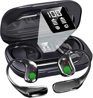 Ai Translator Earbuds Translation Headphones Real-Time with Online & Offline Adjustable Ear-Hook 36H Playtime Perfect for Travel, Work, Conversations, Learning Languages 1 Pack of Eerbuds
