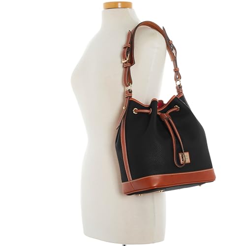 Dooney & Bourke Shoulder Bags, Pebble Grain Drawstring Leather Bucket Bags for Women4