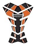 Made in Italy Protector de depósito resinado adhesivo efecto 3D, compatible con Honda Hornet CB 500 600 900 1000 V1