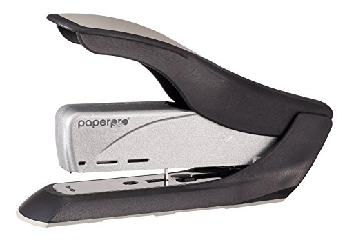 PaperPro - 1215 - inHANCE+ 65 Heavy Duty Stapler - Metal, 65 Sheets, Black/Silver