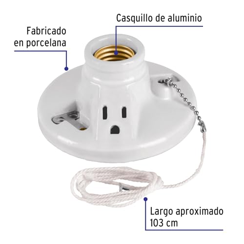 Portalámpara de porcelana 5 Imagen adicional