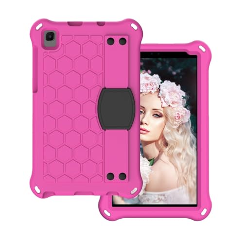 Protège-tablette Samsung Galaxy Tab A7 Lite 8.7 T220 rose avec poignée de transport