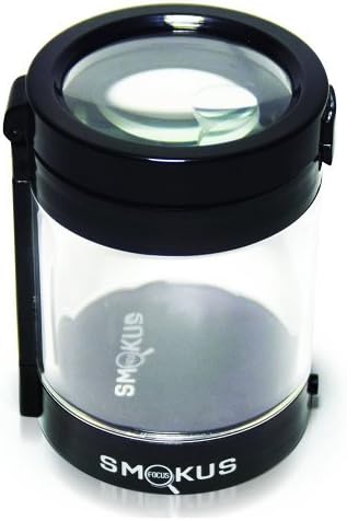 Smokus Focus Luxury Herb Storage Container Stash Jar (Black)