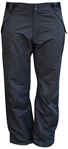 Pulse Mens Technical Insulated Snow Skiing Pants (X-Large, Black, 1)