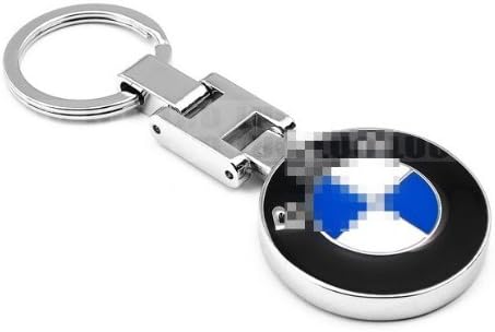 Fashion Car Accessories Auto Logo Chrome Pendant Key Ring Keychain Fit For BMW X5 X3 X6 M Series E90 E92 E93 E60
