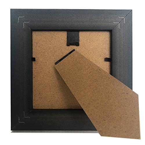 Picture Frame 4X4 Black Photo Frame Square Frames Desktop Display Mount On The Wall.front Opening: 3.5 X 3.5 Inch.plexiglass Panel (Not Glass), Plastic Packaging (Not Carton). #TOP3