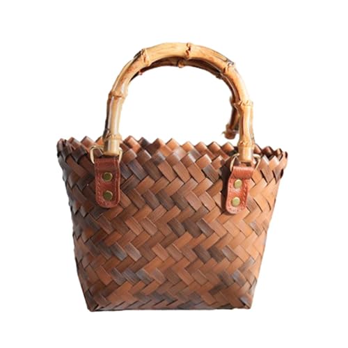 Sac à main paillé anti-sable et imperméable avec poignée robuste