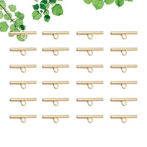 EXCEART 50 Pcs T Bar Alternar Fecho Artesanato Artesanato JÃ³ias Fechos para Pulseira Fazendo Fecho