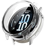 AiMaoo GARMIN(ガーミン) Venu 4 41mm 対応 ケース 強化ガラスフィルム 保護 カバー 硬質ポリPC素材 一体化 耐衝撃 傷防止 変色防止 全面カバー 全面保護 スマートウォッチ GARMIN(ガーミン) Venu 4 41mm 用 (クリア)