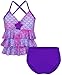 Produktbild Kleidung Girls' Kinderzweiteiler Meerjungfrau stuft Printed Tankini Badeanzug-Sommer-Strand- Tank Top mit Badehose Set, Größe: 111-12 Jahre (Color : Lake Blue, Size : 5-6 Years)