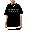 Graphic Tees Y2k for Women Men Baggy Star Shirt Grunge Summer Casual Tops Goth Embroidery Oversized Aesthetic Clothes