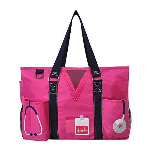 Nurse Hot Pink NGIL Medium Canvas Tote Bag - Image 3