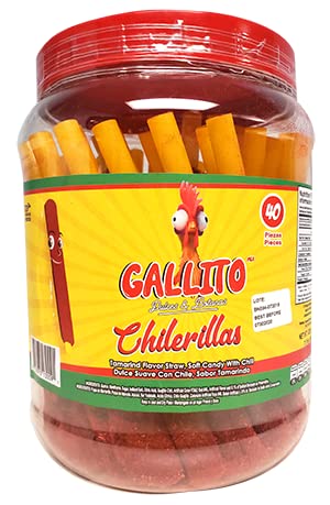 Chilerillas Gallito Sabor Tamarindo 40 piezas
