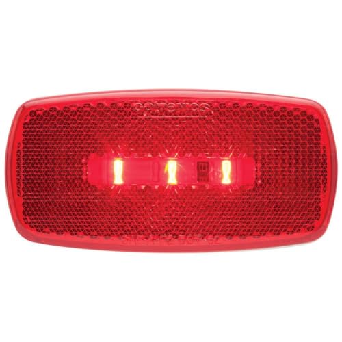 Optronics MCL32RS Surface Mount LED Marker Clearance Light with Reflex Red