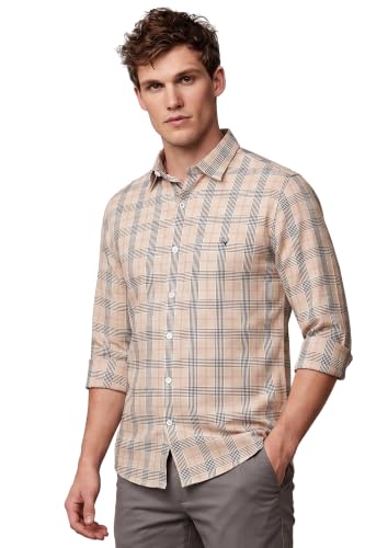 Image of Allen Solly Men Cotton Blend Regular Fit Shirt