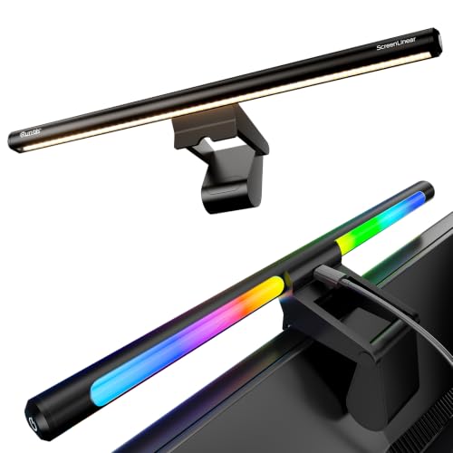 Quntis Monitor Light Bar 15.7 Inch, Eye Care Dual...