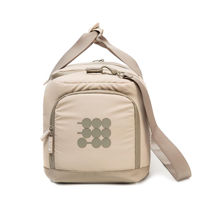 Cubitt Duffle Bag – Waterproof Gym & Travel Duffle, Lightweight with Shoe Compartment, 15kg Capacity – Warm Beige3