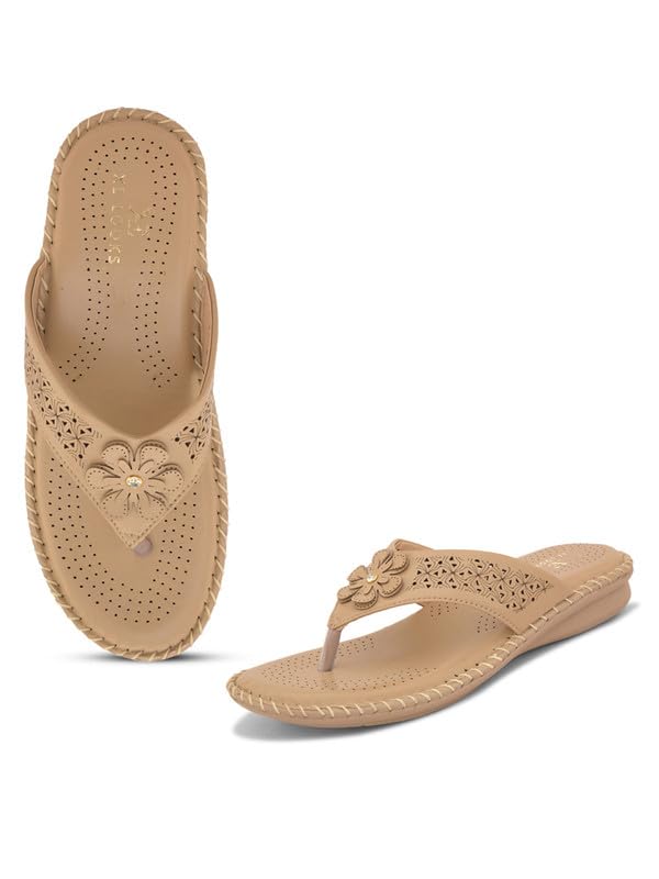 XE Looks Beige Doctor Ortho, Fancy & Stylish Slippers For Women & Girls (B0CZ3W1CBT) Amazon Price History, Amazon Price Tracker
