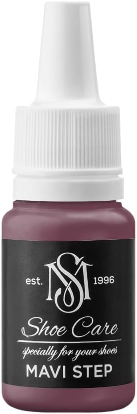 Nutritive Leather Spray - NCS S 6020-R20B Ebony Magenta - Deep Conditioning & Shoe Color Restoration for Smooth Leather by MAVI STEP - 1.70 fl oz / 50 ml