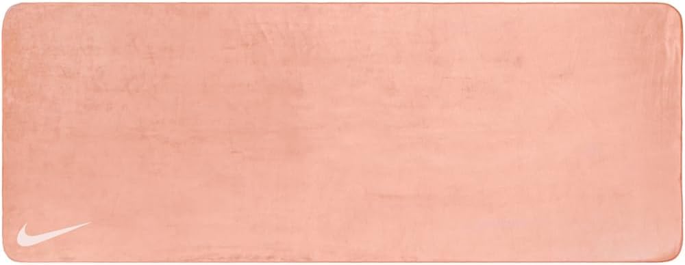 Nike Yoga Towel Yoga Handtuch Fitnessmatte Handtuch Training rutschfest, Apricot Agate/Washed Coral, One Size