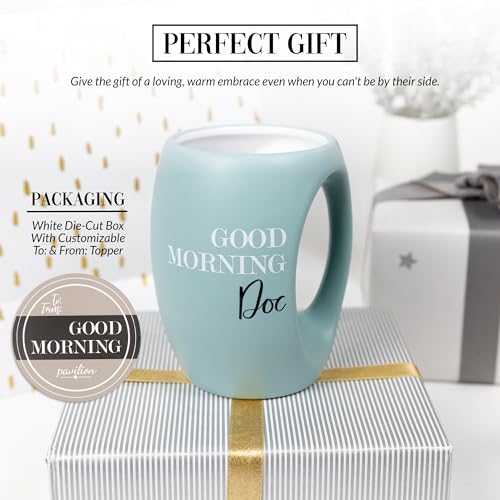 Taza de cerámica teal 16 oz Pavilion Gift Company miniatura 3