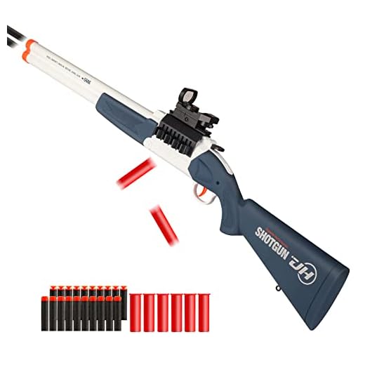 Shotgun Soft Bullet Toy Gun with Shell Ejecting Air Soft Bullet Shotgun Play Set with Scope and Bullets Soft Bullet Gun Shooting Game Soft Shell Ejection Gun