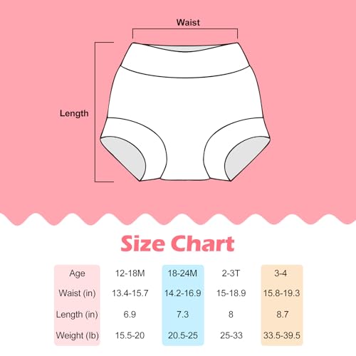 Image of ALVABABY 3 Pack Reusable Baby Girls Swim Diapers UPF 50+ Washable Toddler Beach Diapers