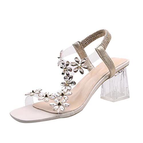 Chaussures bridal sangle de cheville et talons d'été bloc low pour femmes 2025