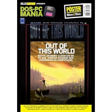 Capa do livro Out of This World - Superpôster DOS-PC Mania