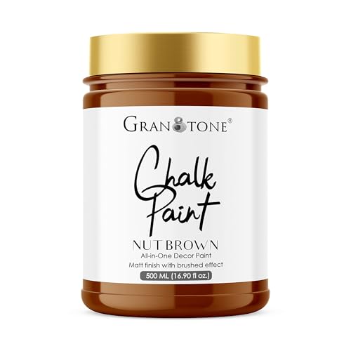 Image of GRANOTONE Chalk Paint Nut Brown 500 ml Matte Finish